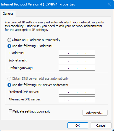 ipconfig output showing IPv4 Address, Subnet Mask, and Default Gateway in the Windows Command Prompt